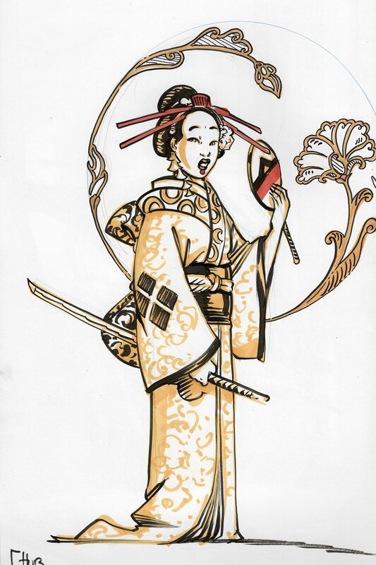 Hub Geisha - Sketch