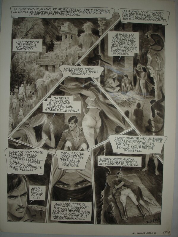 Georges Lévis, Les perles de l'amour_planche 20 - Comic Strip