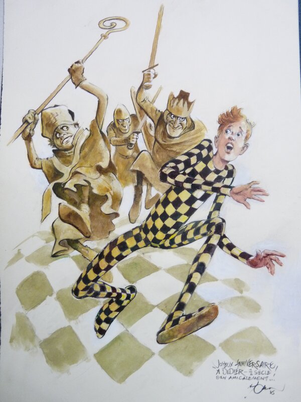 Edmund BELL by René Follet - Original Illustration