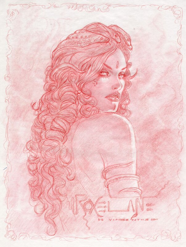 Roxelane par Adriano De Vincentiis - Illustration originale