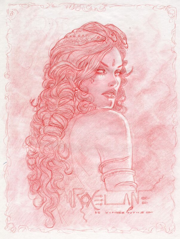 Roxelane by Adriano De Vincentiis - Original Illustration