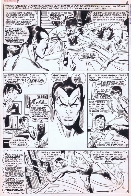 1968-12 Buscema/Adkins: Sub-Mariner #8 p2 by John Buscema, Dan Adkins - Comic Strip