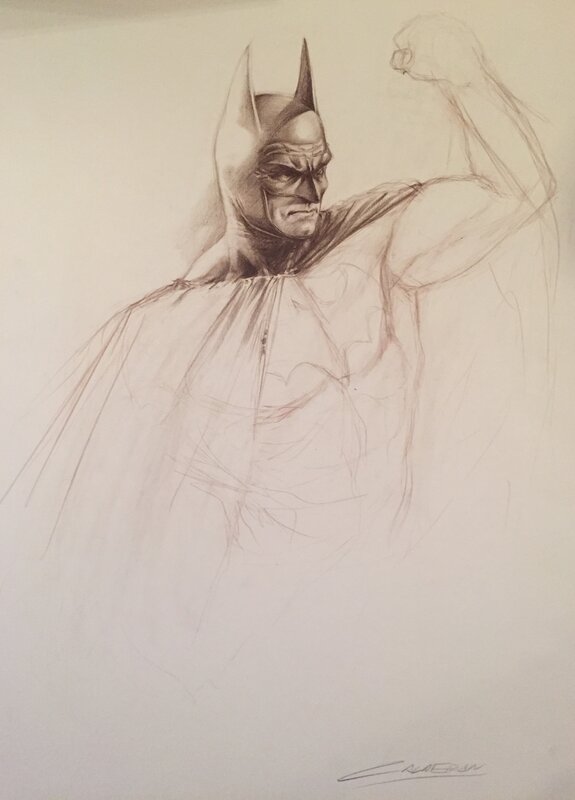 Batman by Jaime Caldéron - Original Illustration