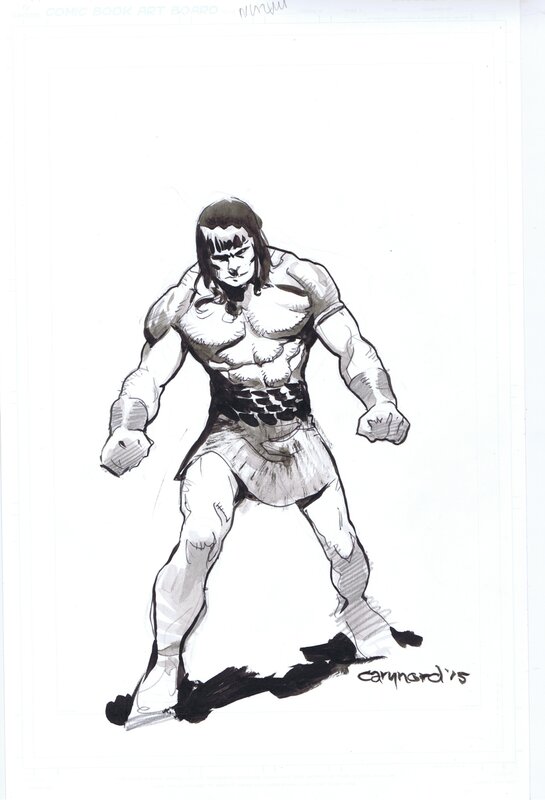 Cary Nord Conan - Original Illustration