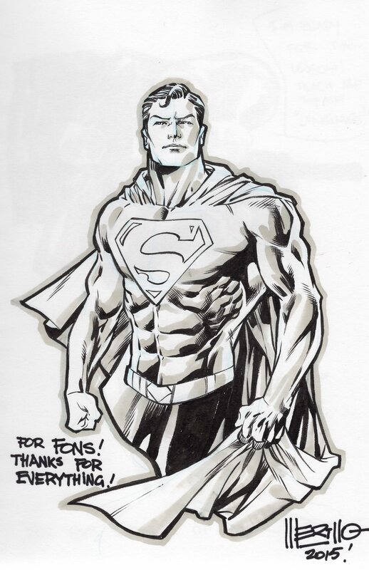 Jesus Merino Superman - Sketch