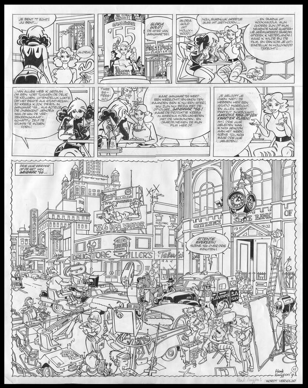 Henk Kuijpers, Franka 10 : Gangsterfilm - Comic Strip