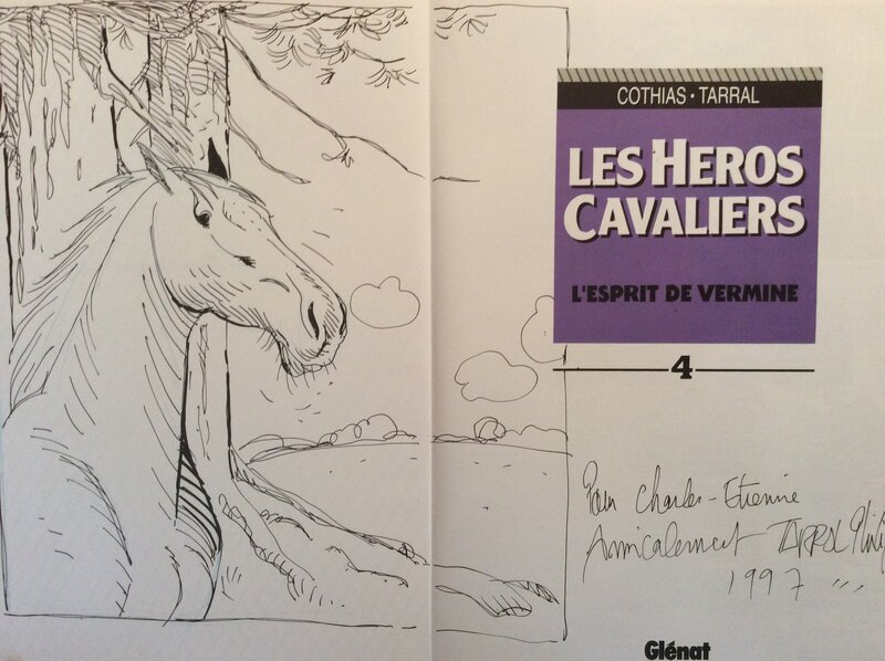 Les héros cavaliers by Philippe Tarral - Sketch