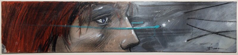 Enki Bilal, Le Sommeil du monstre - Rendez-vous à Paris - Planche originale