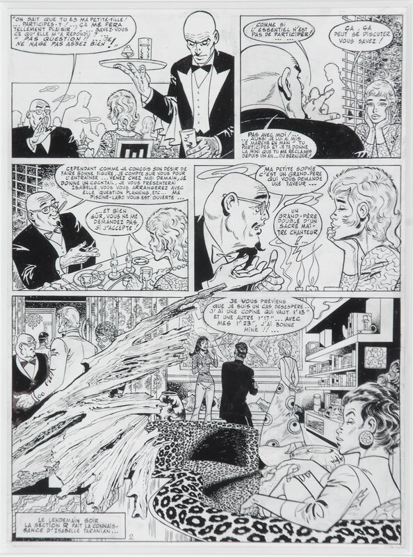 Raymond Reding, Section R - Le sophar de Sophie - page 28 (planche 2) - Planche originale