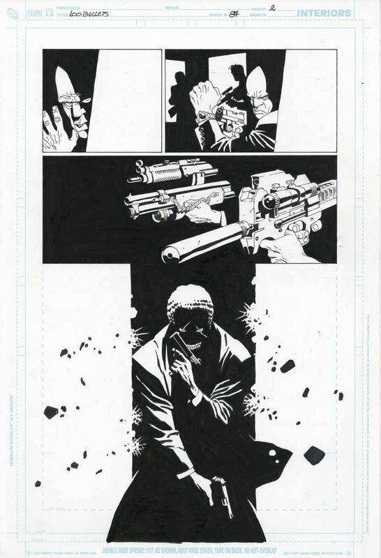 Eduardo Risso, 100 Bullets - Issue 87 Pg 2 - Planche originale