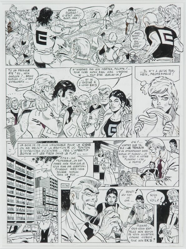 Raymond Reding, Section R - Un cobaye nommé Django - planche 10/36 - Comic Strip