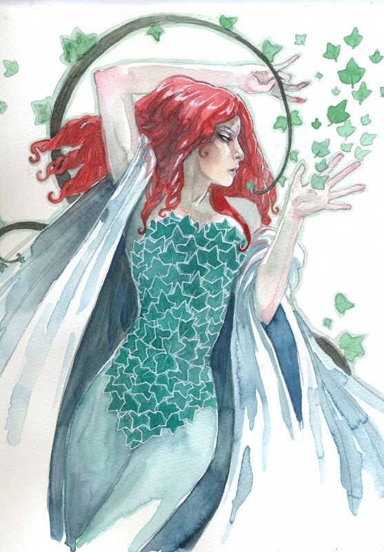 Stephanie Hans Poison Ivy - Illustration originale