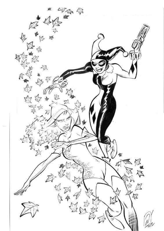 Pierre Alary Harley et Ivy - Illustration originale