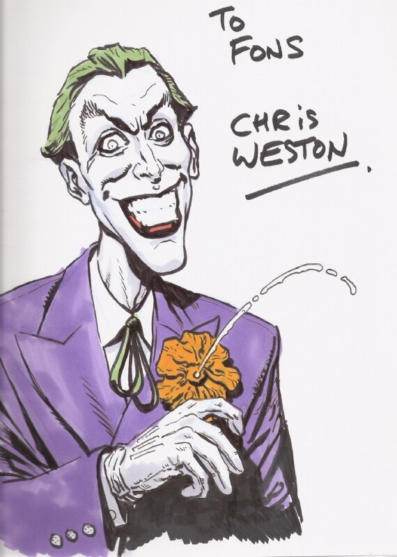 Chris Weston Joker - Dédicace