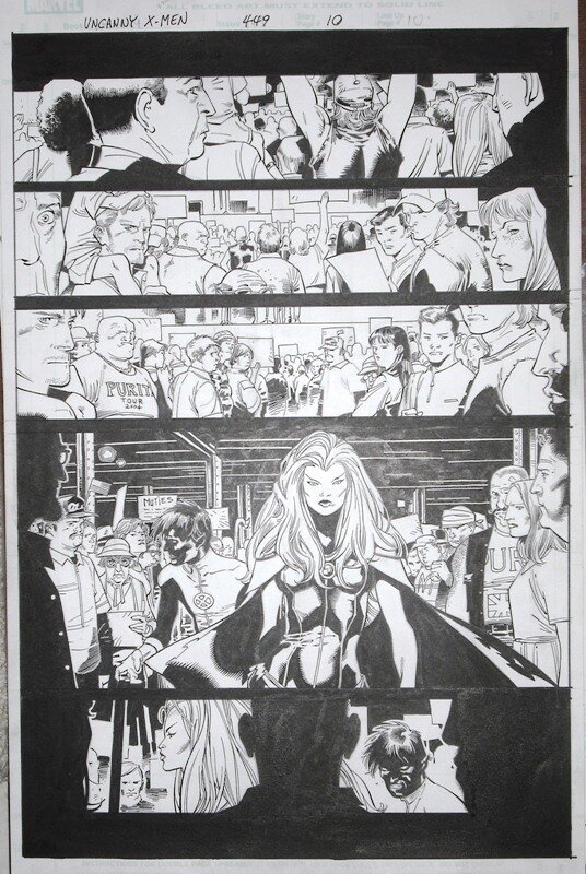 Olivier Coipel, Uncanny X-MEN #449 P10 - Comic Strip