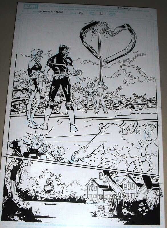 Stuart Immonen, Ultimate X-MEN #63 P2 - Comic Strip