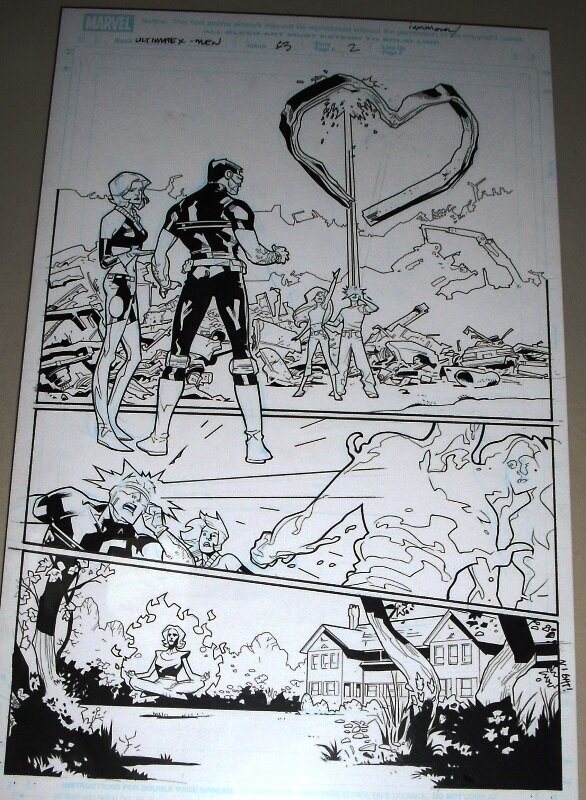 Stuart Immonen, Ultimate X-MEN #63 P2 - Planche originale