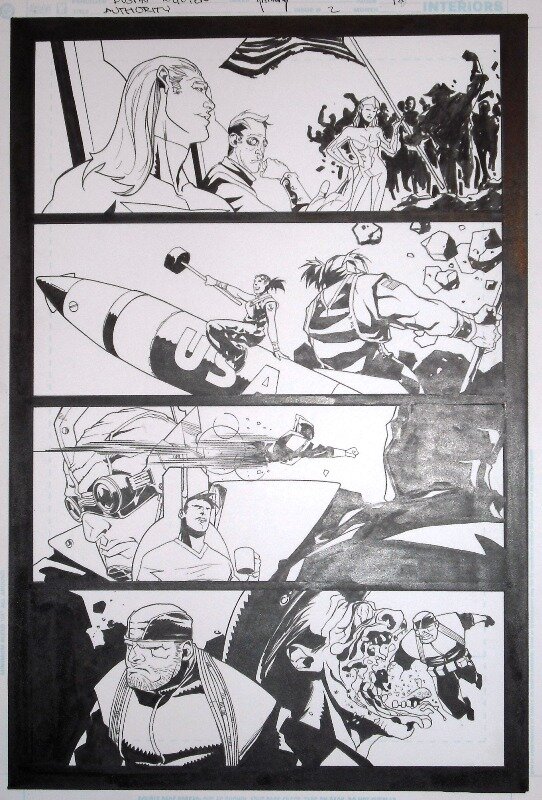 Dustin Nguyen, The AUTHORITY REVOLUTION #2 page 18 - Planche originale