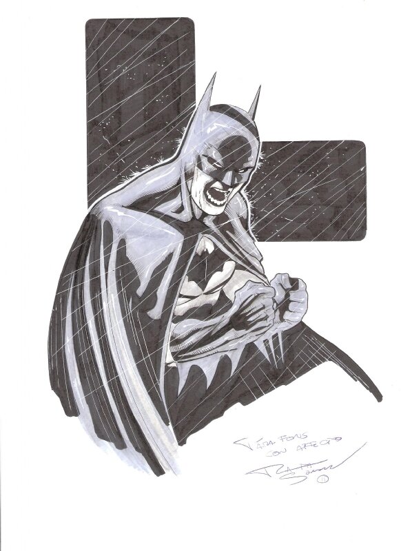 Rafa Sandoval Batman - Illustration originale