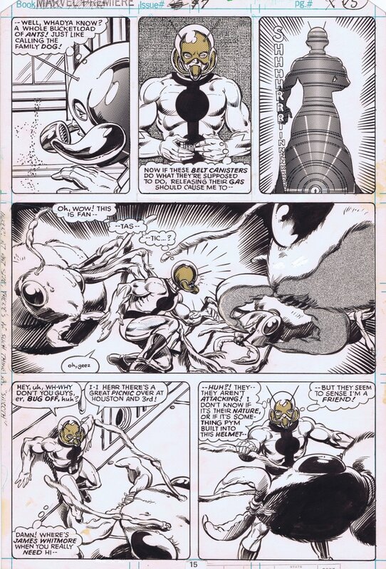 John Byrne, Bob Layton, 1979-04 Byrne/Layton: Marvel Premiere #47 p15 Ant-Man - Comic Strip