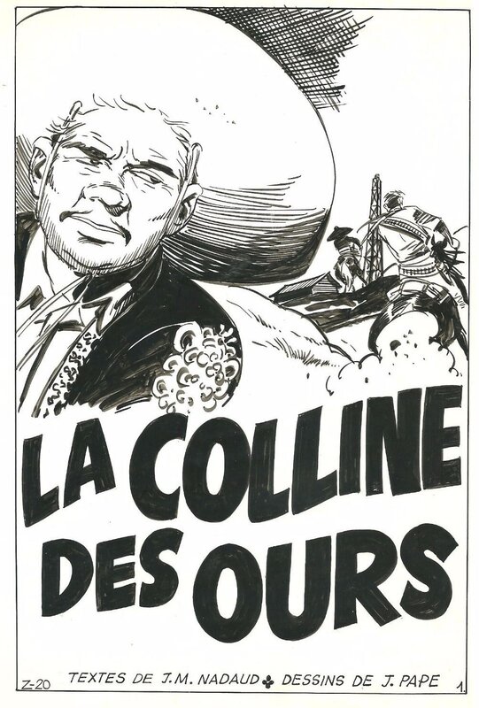 Jean Pape, La colline des ours - Zorro n°20, SFPI, 1969 - Comic Strip