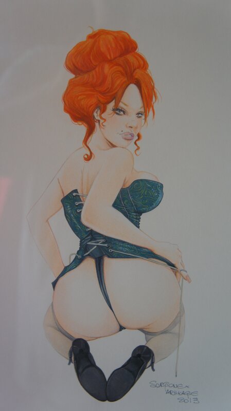 Pin-Up par Sorgone et Arhkage - Illustration originale