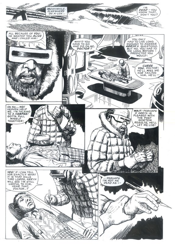 John Ridgway, Doctor Who - A Cold Day in Hell (1987-1988) - Comic Strip