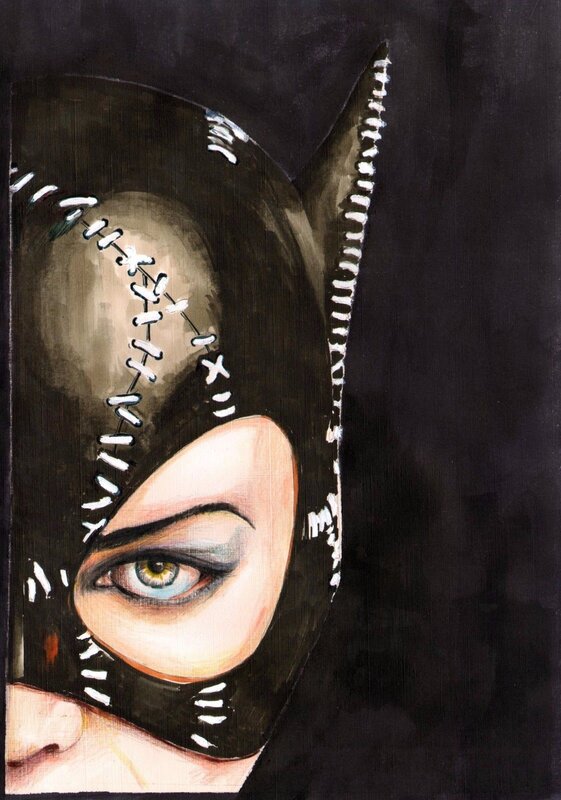 Catwoman by Guillherme Silva - Original Illustration