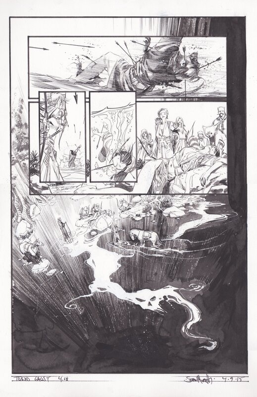 Tokyo Ghost #4 par Sean Murphy, Rick Remender - Planche originale