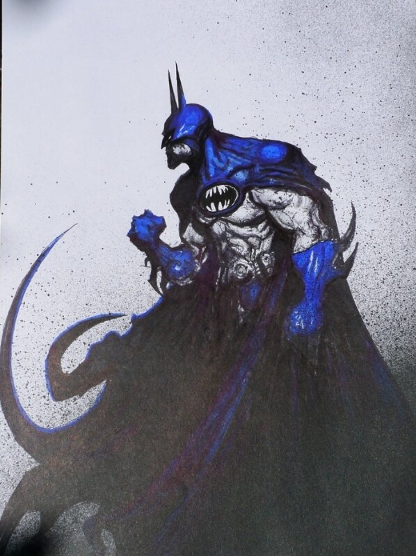 Clint Langley Batman - Illustration originale