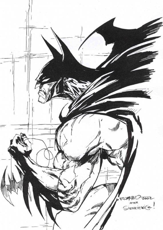 Romano Molenaar Batman - Illustration originale