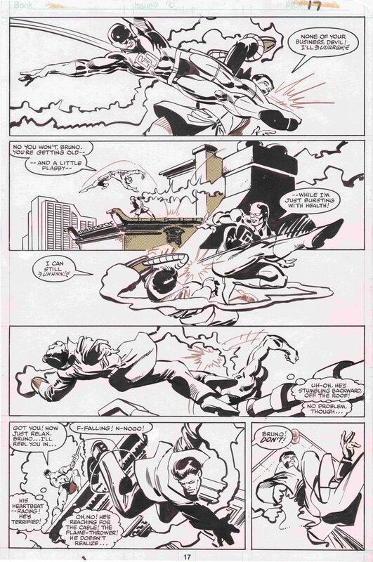 Frank Miller, Klaus Janson, 1981-05 Miller/Janson: Daredevil #170 p17 - Comic Strip
