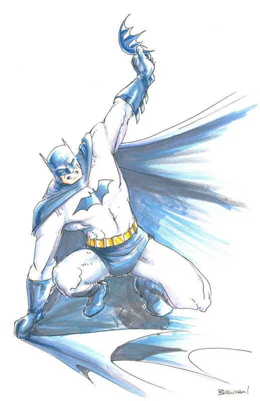 Chris Burnham Batman - Original Illustration