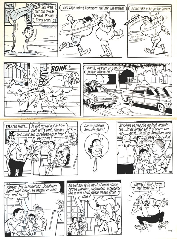 Willy Vandersteen, Eduard De Rop, Suske en Wiske - Bob et Bobette - Comic Strip