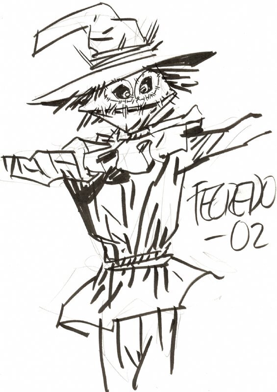 Duncan Fegredo Scarecrow - Sketch