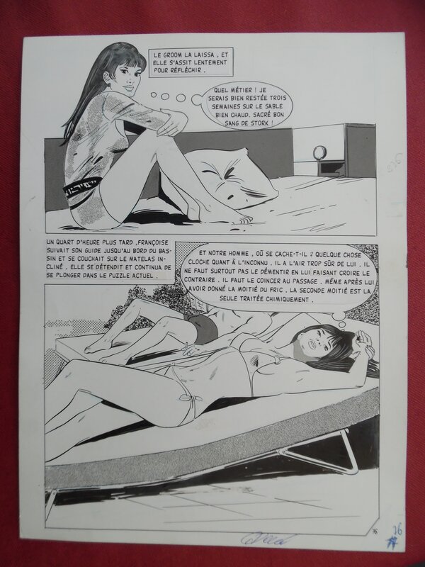 Renaud, La louve à la Martinique - Comic Strip