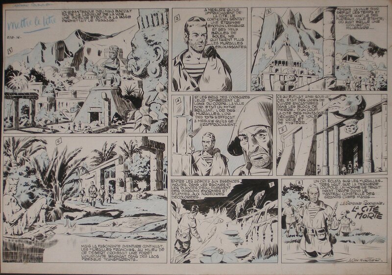 Capitaine Cormoran / Nortier et Ollivier - Planche originale