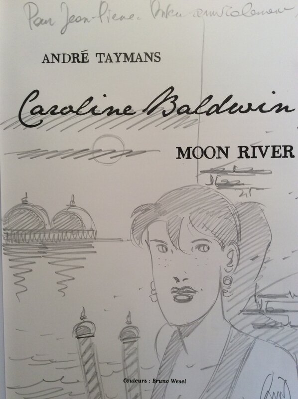 Caroline Baldwin by André Taymans - Sketch