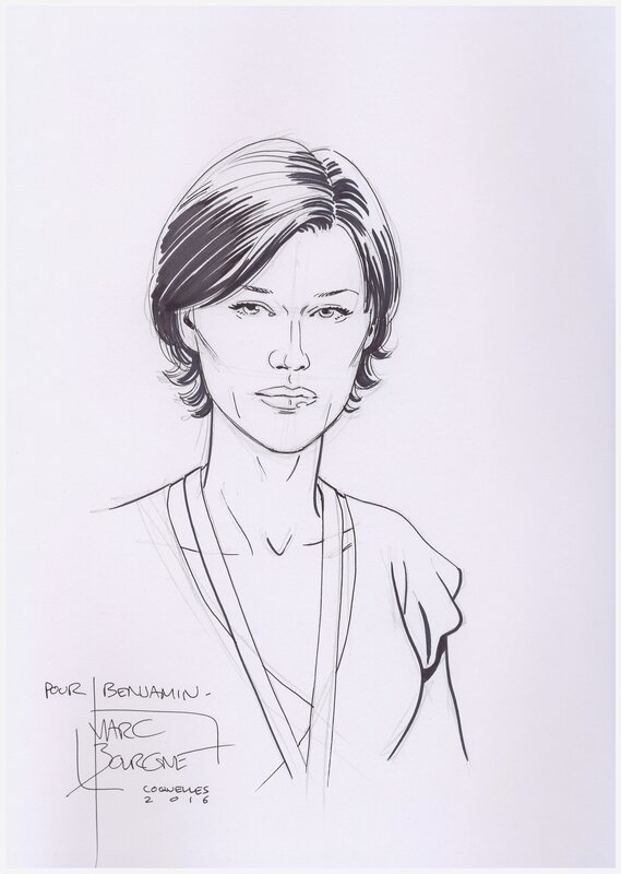 Marc Bourgne, Michel Vaillant - T1 - Sketch
