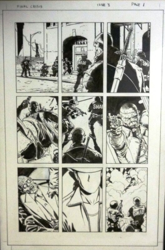 J. G. Jones, Final CRISIS issue3 page 1 - Planche originale