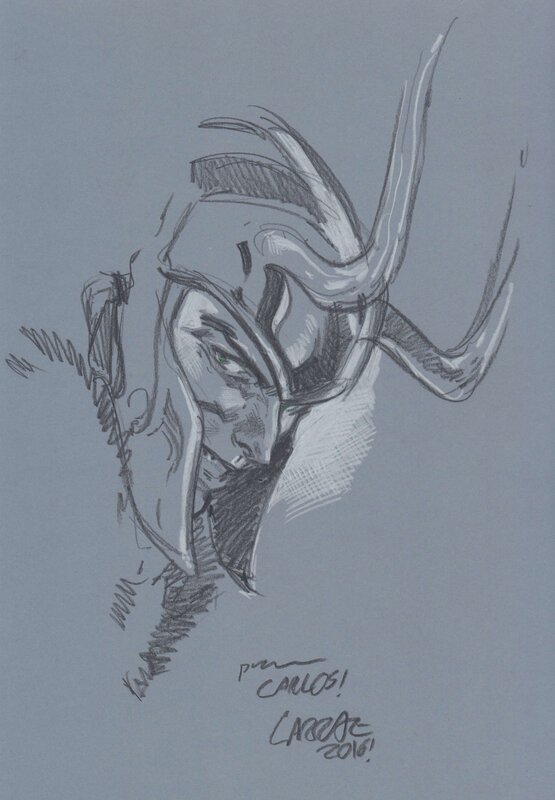 Loki par Pepe Larraz - Illustration originale