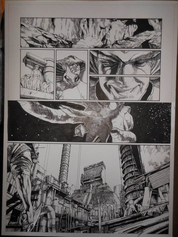 Valentin Secher, Khaal, chroniques d'un empereur galactique - Planche originale