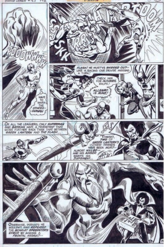 Dick Dillin, Frank McLaughlin, Justice League of America #163 - Comic Strip