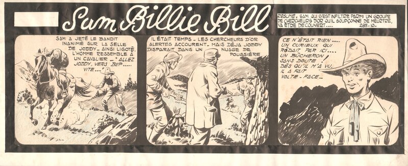 Sam Billie Bill Nortier / Lécureux - Planche originale