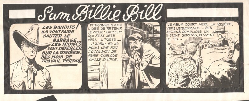 Sam Billie Bill Nortier / Lécureux - Planche originale