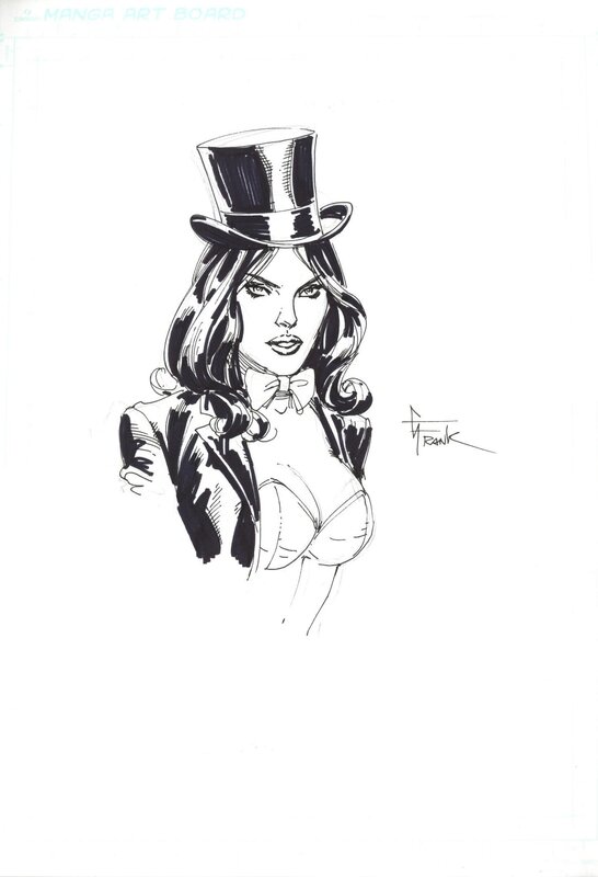 Gary Frank Zatanna - Original Illustration