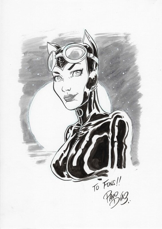 Paco Diaz Catwoman - Sketch