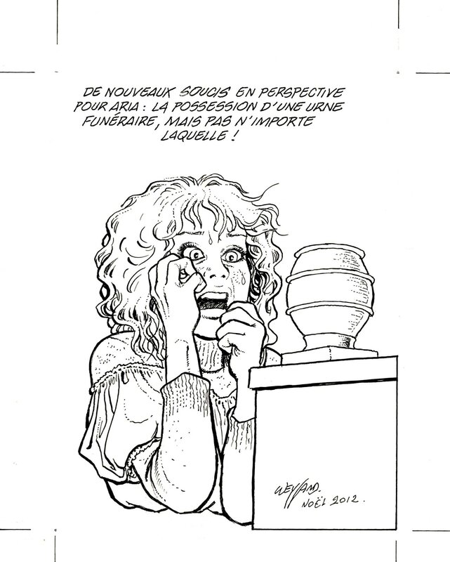 Aria by Michel Weyland - Original Illustration