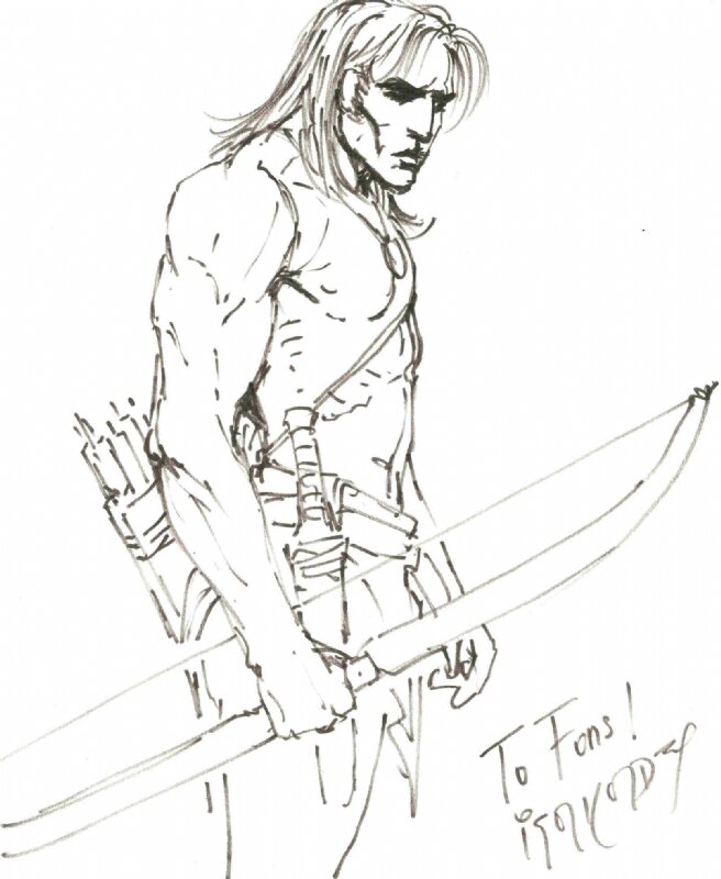 Igor Kordey Tarzan - Sketch