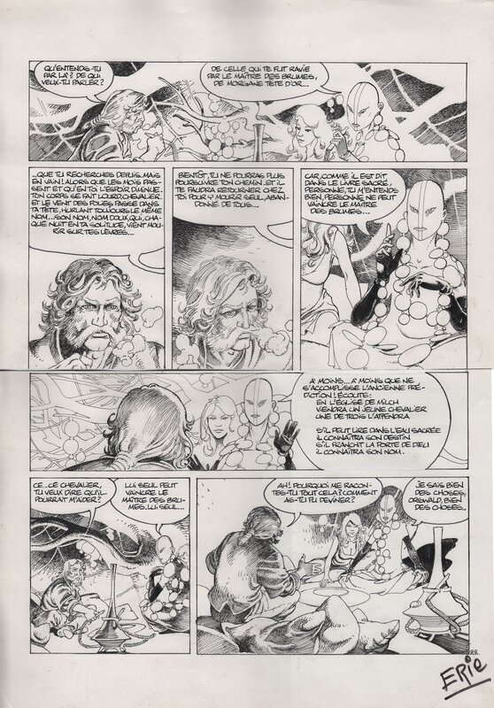 Éric, Jean Dufaux, La Route vers Glimrock - Planche originale